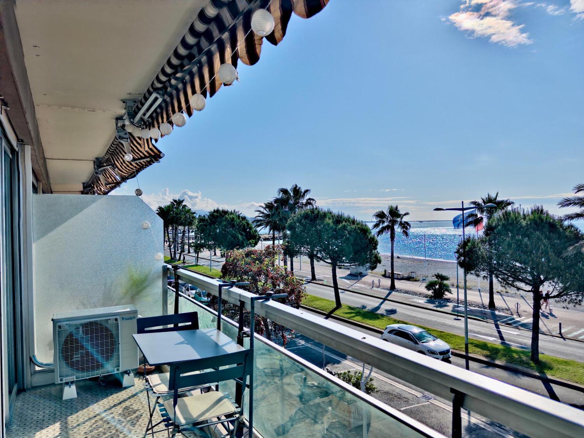 Panoramic Sea View Studio 24H Checkin Кань-сюр-Мер Экстерьер фото