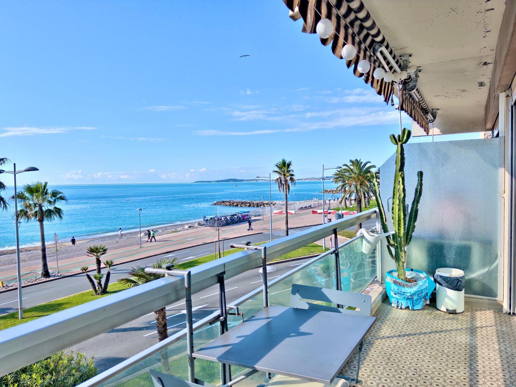 Panoramic Sea View Studio 24H Checkin Кань-сюр-Мер Экстерьер фото