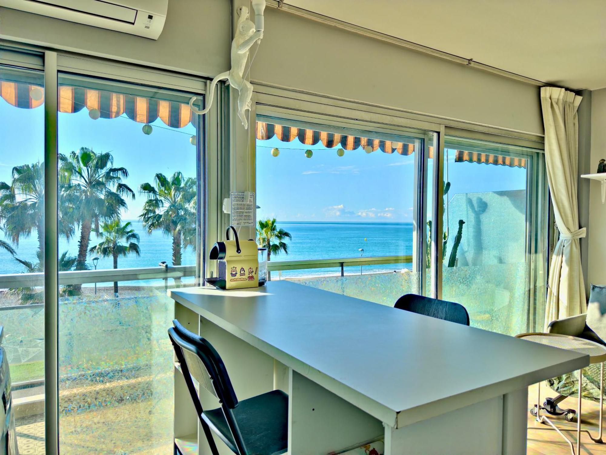 Panoramic Sea View Studio 24H Checkin Кань-сюр-Мер Экстерьер фото