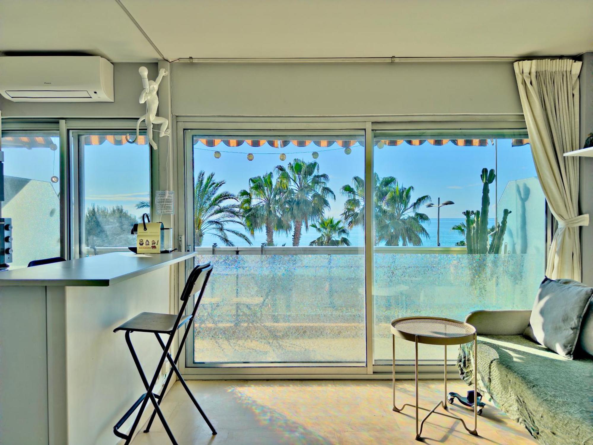 Panoramic Sea View Studio 24H Checkin Кань-сюр-Мер Экстерьер фото